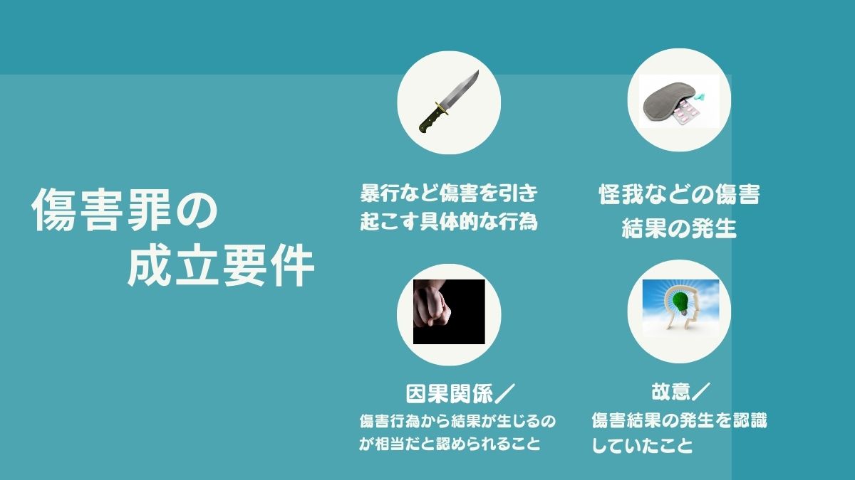 傷害罪の成立要件とは