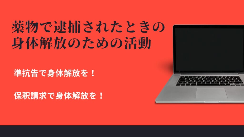 薬物で逮捕されたときの身体解放のための活動