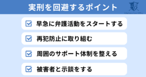 盗撮で実刑を回避するポイント