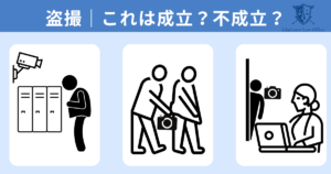 会社の盗撮が成立するケース、成立しないケース