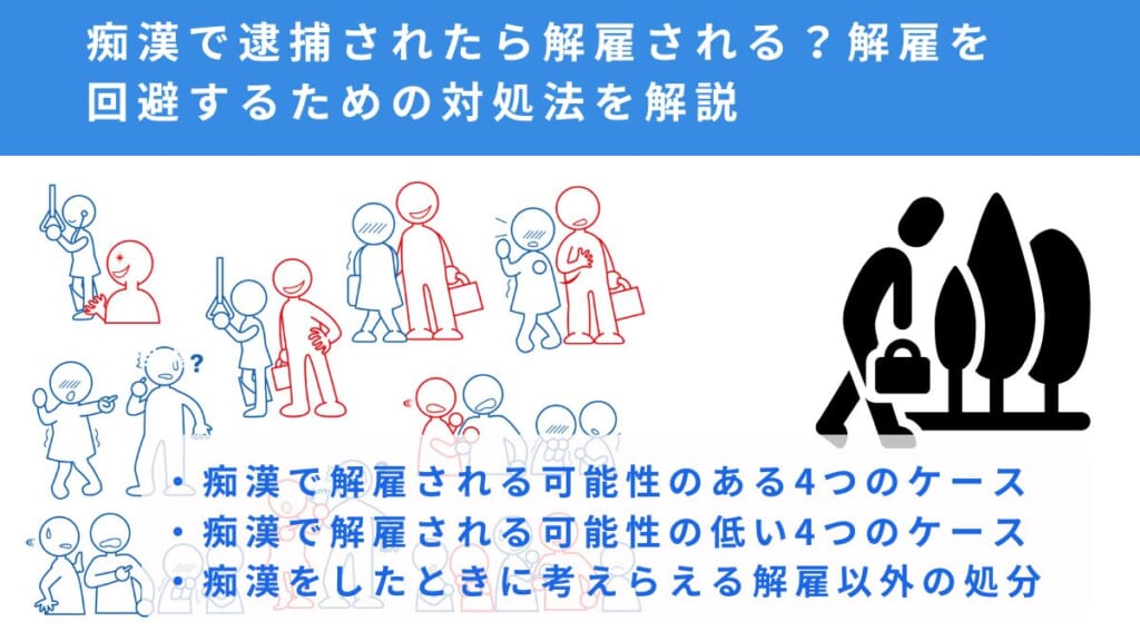 痴漢で逮捕されたら解雇される？解雇を回避するための対処法を解説