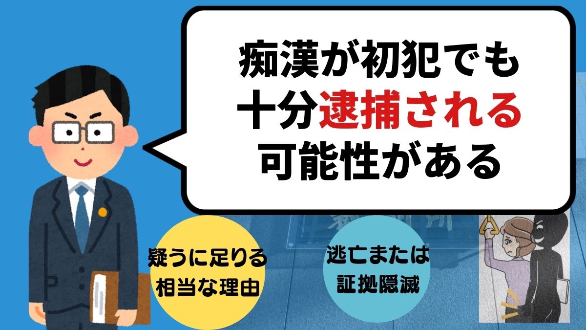 痴漢は初犯でも逮捕される？初犯の量刑や起訴を回避する方法を解説