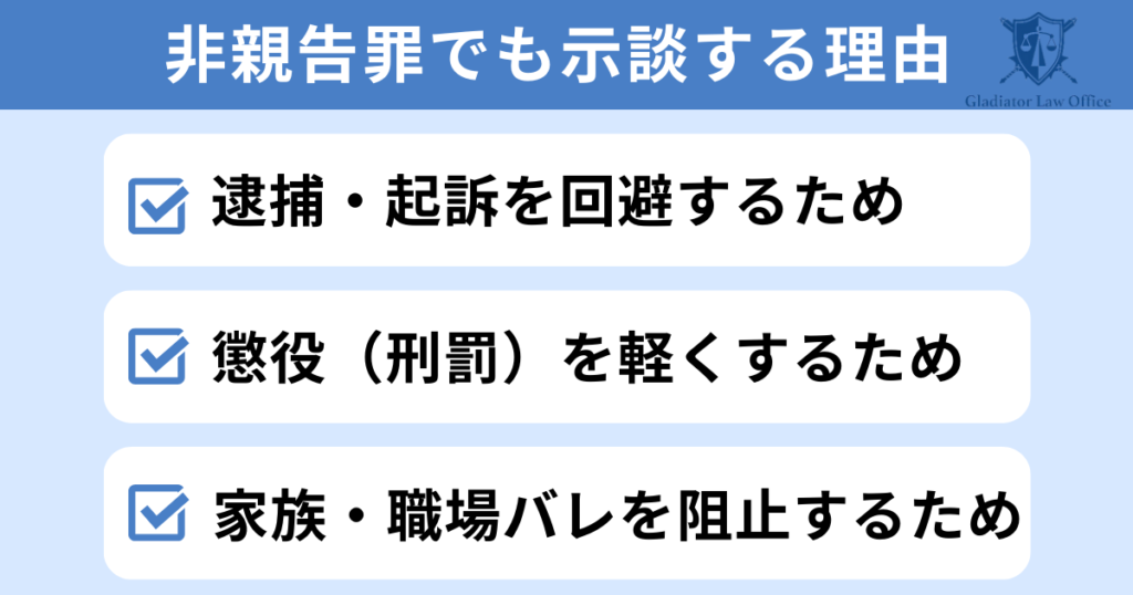 不同意性交等罪が非親告罪でも示談が必要な理由