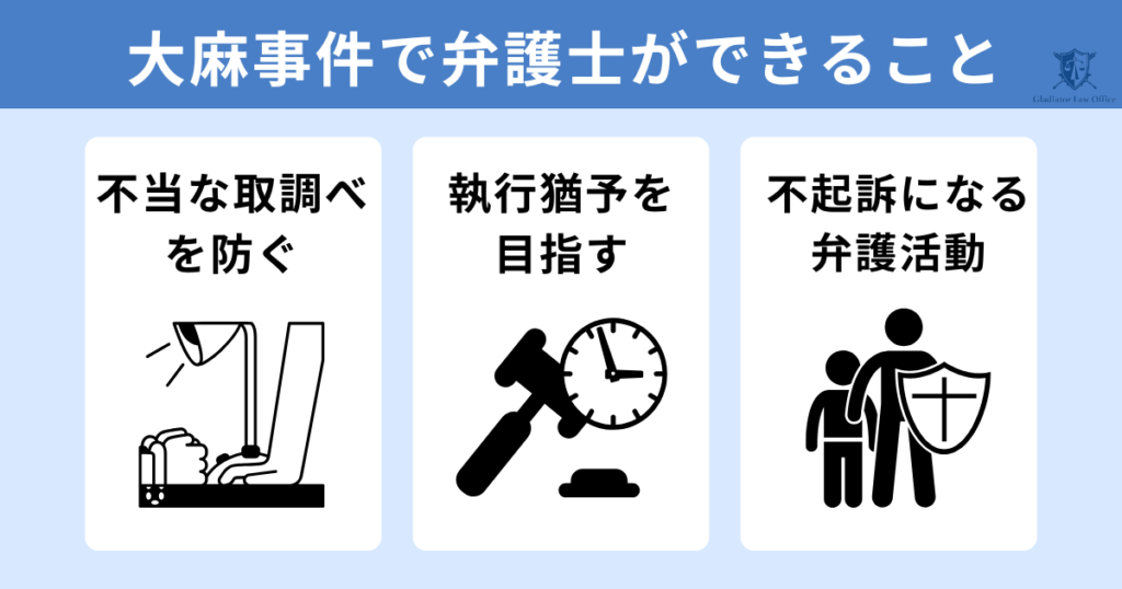 大麻事件で弁護士ができること