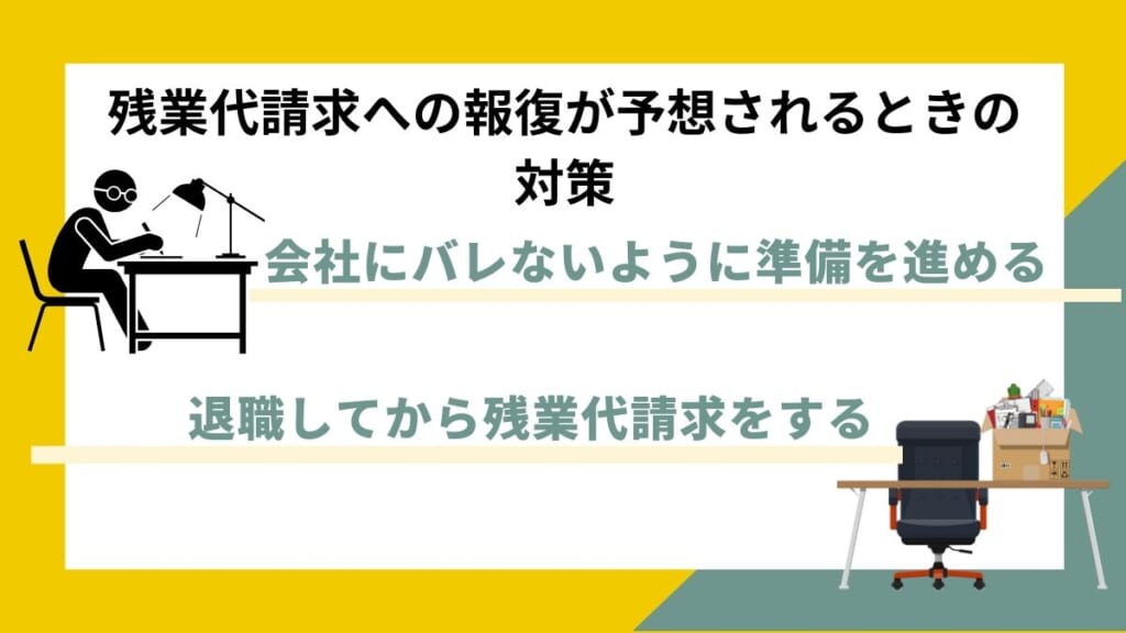 残業代請求への報復が予想されるときの対策