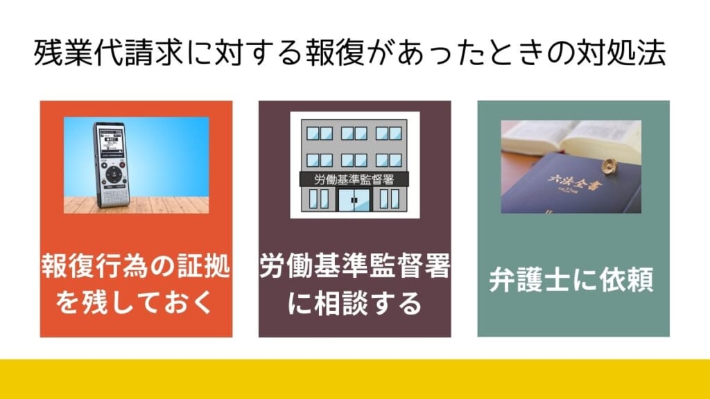 残業代請求に対する報復があったときの対処法