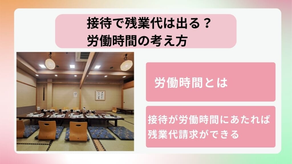 接待で残業代は出る？労働時間の考え方